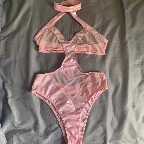 Dolls Kill Other - Club exx Bad Barbie mesh bodysuit